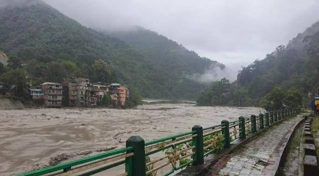 Sikkim cloud burst