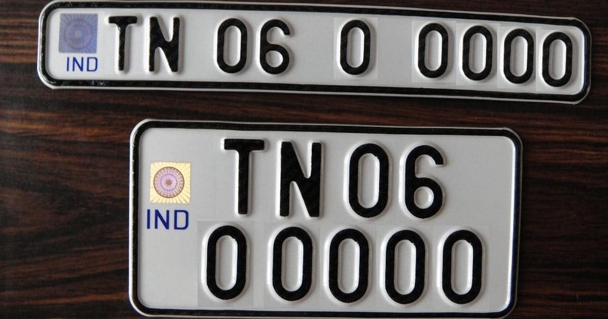 HSRP Number Plates