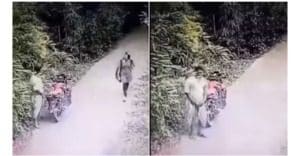 Man Expose Private Part