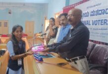 ತಾಲೂಕು ಪಂಚಾಯತ್ ಸಭಾಂಗಣದಲ್ಲಿ ರಾಷ್ಟ್ರೀಯ ಮತದಾರರ ದಿನಾಚರಣೆ