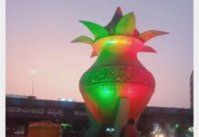 ಮಂಗಳೂರಿನ ಪಂಪ್ವೆಲ್ ಸರ್ಕಲ್ ಕಲಶ ಮರುಸ್ಥಾಪನೆ